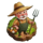 bonkers chicken lock 2 spin gardener symbol icon