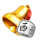 bonus epic crown dice bell symbol icon