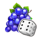 bonus epic crown dice grape symbol icon
