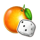 bonus epic crown dice orange symbol icon