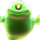 boo green ghost symbol icon