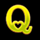 book and temples q symbol icon