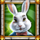 book of alice bunny symbol icon