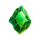 book of anime green gem symbol icon