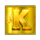 book of artemis golden k symbol icon