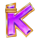 book of azure k symbol icon