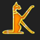 book of cats k symbol icon