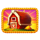 book of chickens barn symbol icon