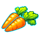 book of chickens carrot symbol icon