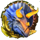 book of dino deluxe triceratops symbol icon