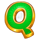 book of ganesha gold q symbol icon