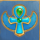 book of gold classic cross symbol icon