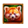 book of majestic claws raccon symbol icon