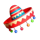 book of pinata hat symbol icon
