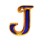 book of santa j letter symbol icon