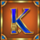 book of slingo k symbol icon