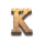 book of the egyptian buffalo k symbol icon