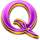 book of the full moon q symbol icon