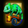 book of the jungle cameleon symbol icon