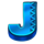 book of waka waka letter j symbol icon