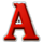 book of xmas 3 letter a symbol icon