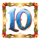 book of xmas ten symbol icon
