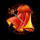 books and bulls cape symbol icon