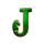 books and bulls deluxe j symbol icon