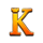 books and bulls deluxe k symbol icon