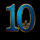 books and bulls ten symbol icon