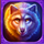 booming buffalo hold and win extreme 25000 wolf symbol icon
