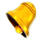 booming fruits x bell symbol icon