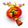 bounding luck baloon symbol icon