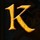 brave viking k symbol icon