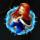brave viking maiden symbol icon