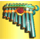 brazilian beauty pan flute symbol icon