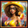 brazilian mask fire lady 2 symbol icon