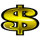 break da bank dollar symbol icon