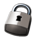 break the piggy bank lock symbol icon