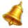 brilliant bucks hold and win bell symbol icon