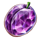 brilliant heart plum symbol icon