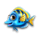 bring in the fish blue fish symbol icon