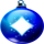 brutal santa blue symbol icon