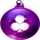 brutal santa purple symbol icon
