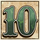 buffalo trail cash mesh link 10 symbol icon