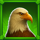 buffalo treasure hold and win eagle symbol icon