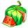 bulky fruits buy bonus sliced watermelon symbol icon