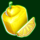 bulky fruits lemon symbol icon