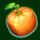 bulky fruits orange symbol icon