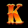 bull fever k letter symbol icon